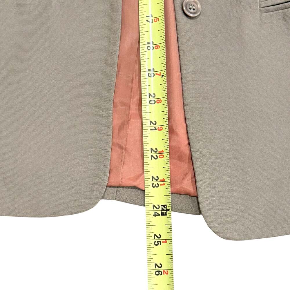 J.Crew Vintage Collarless Blazer Jacket, Size 2P - Picture 8 of 9